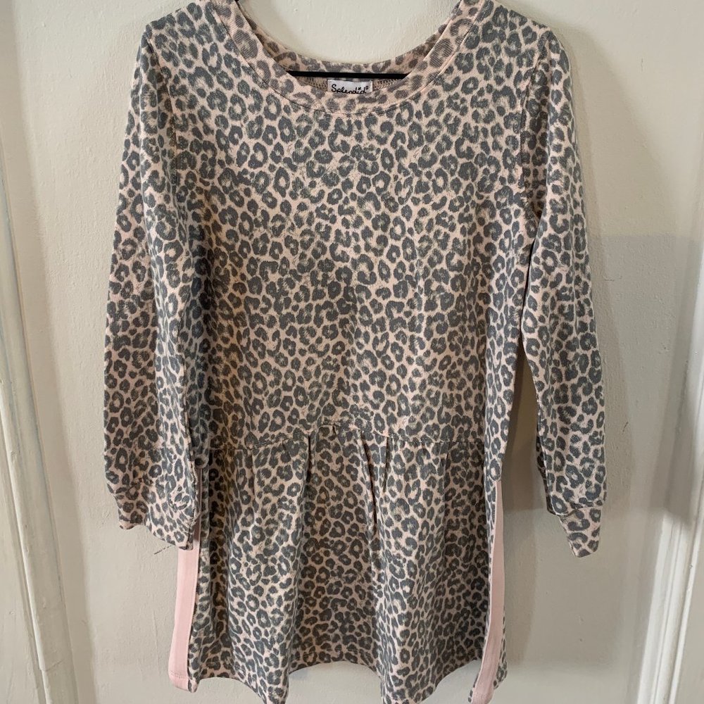 Girls Leopard Dress